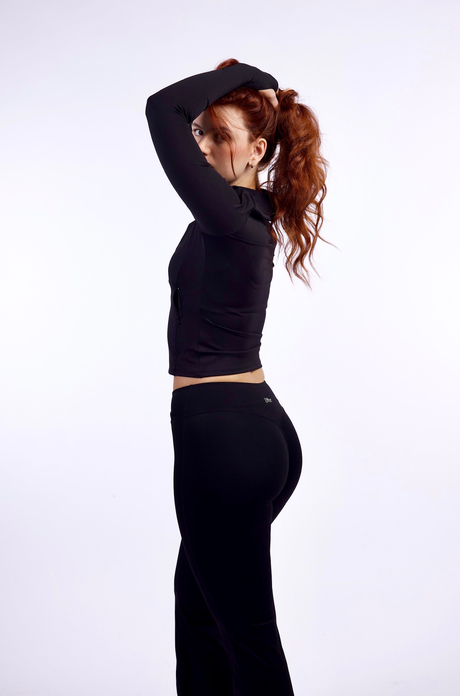 Bare Form Flared Leggings - Black