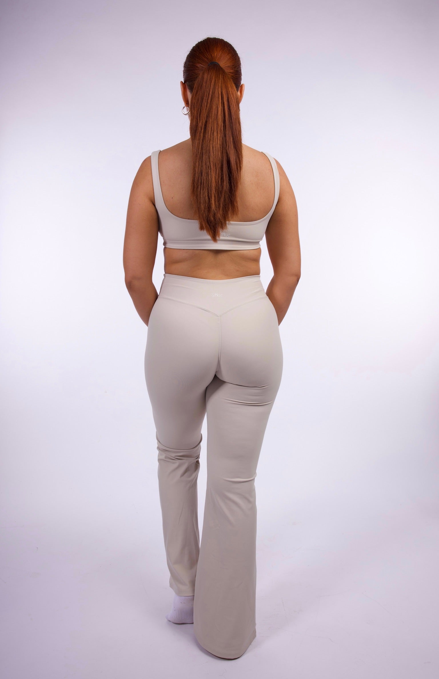 Bare Form Flared Leggings - Sand