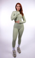 Soft Sculpt Leggings - Sage Green