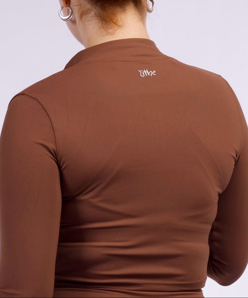 Soft Sculpt Jacket - Coffee Brown