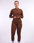 Soft Sculpt Jacket - Coffee Brown