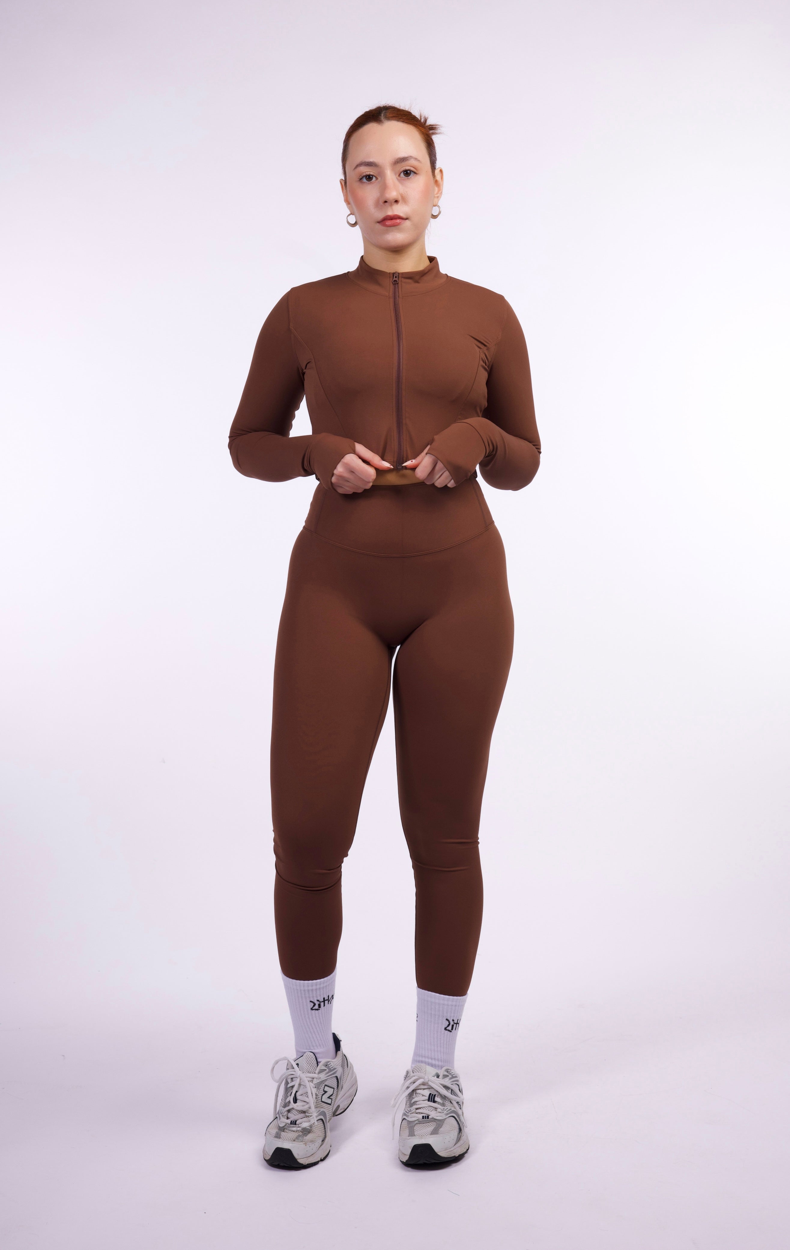 Soft Sculpt Jacket - Coffee Brown