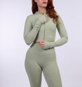 Soft Sculpt Jacket - Sage Green
