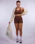 Soft Sculpt Shorts - Coffee Brown